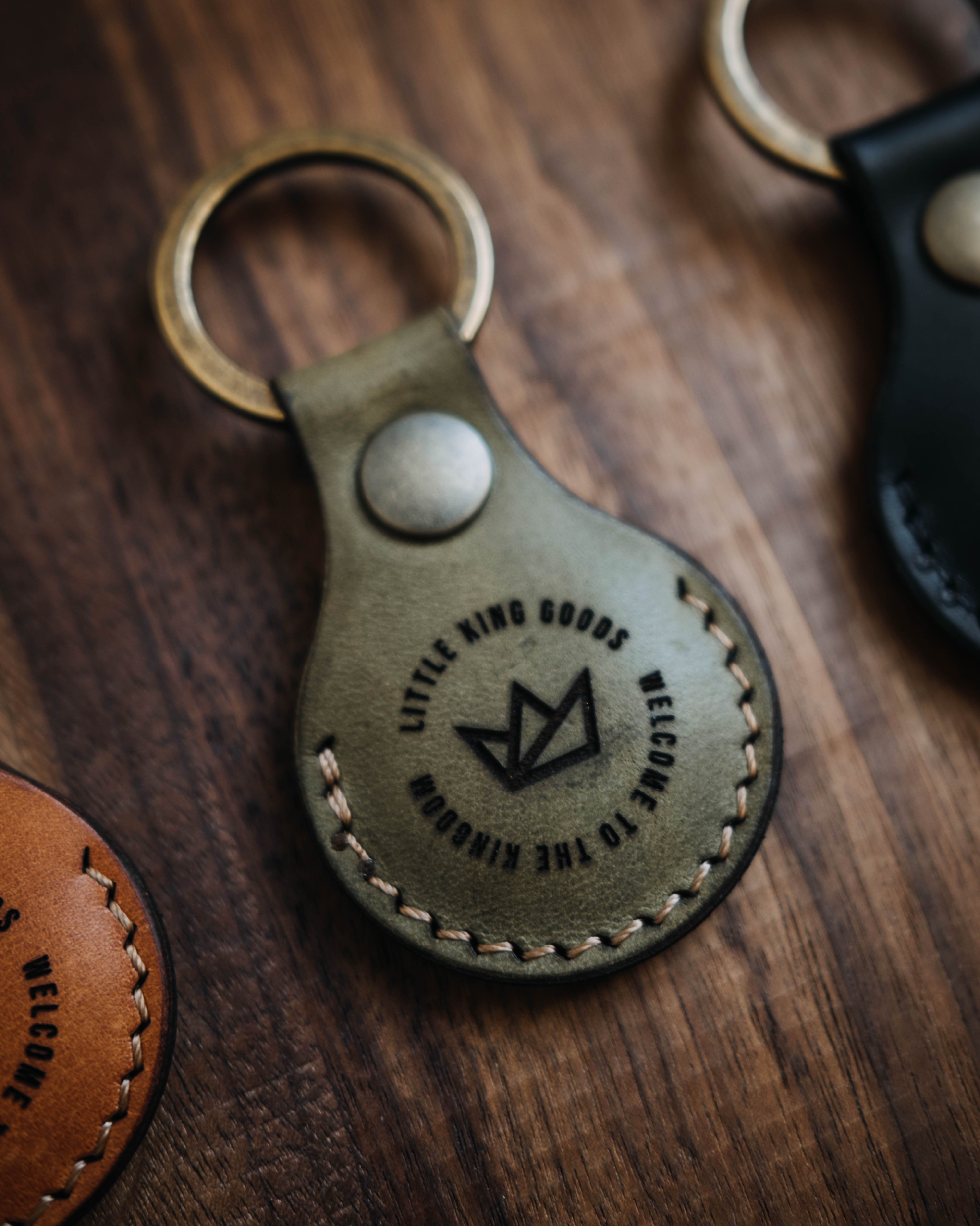 Apple AirTag Leather Key Ring