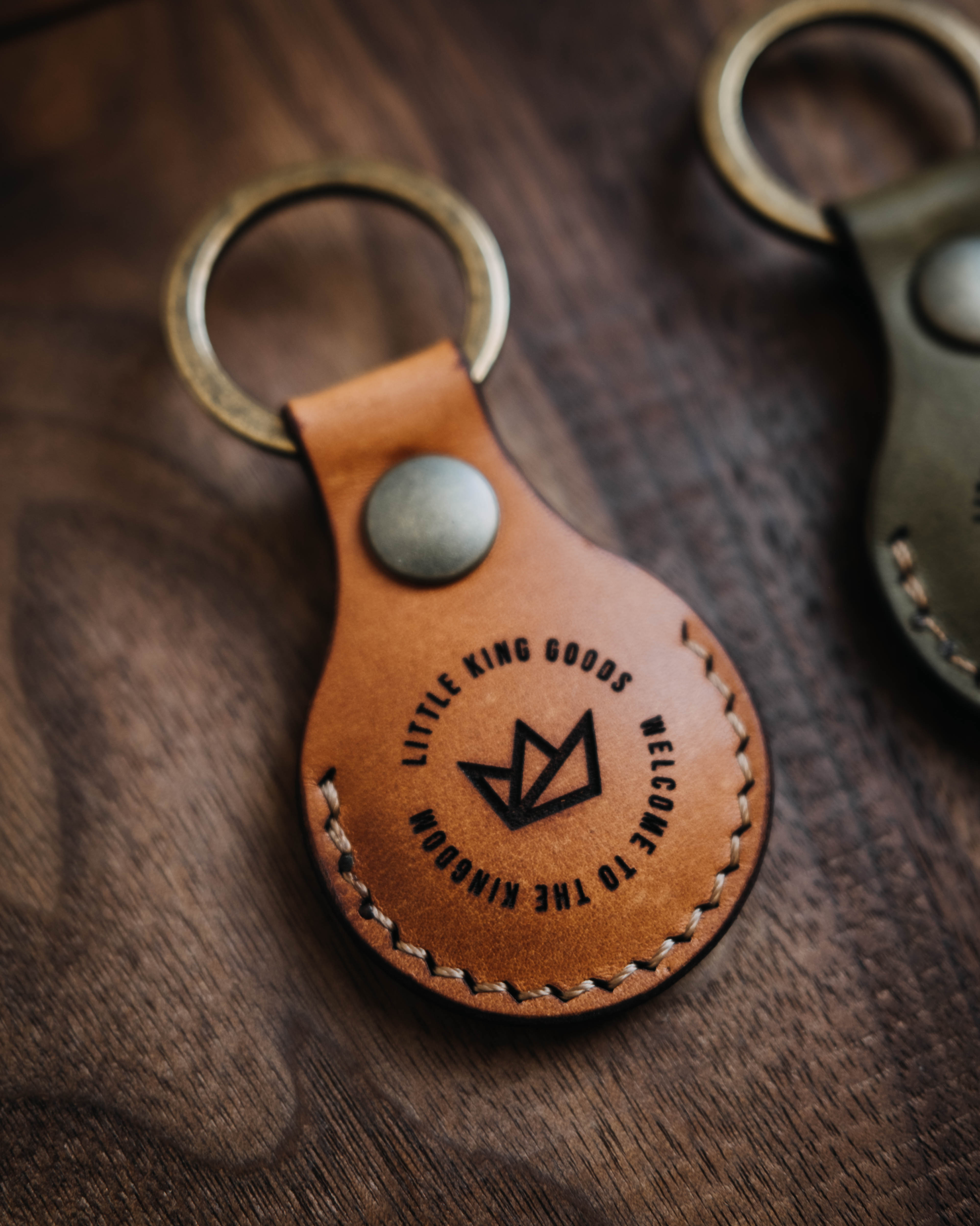 Apple AirTag Leather Key Ring