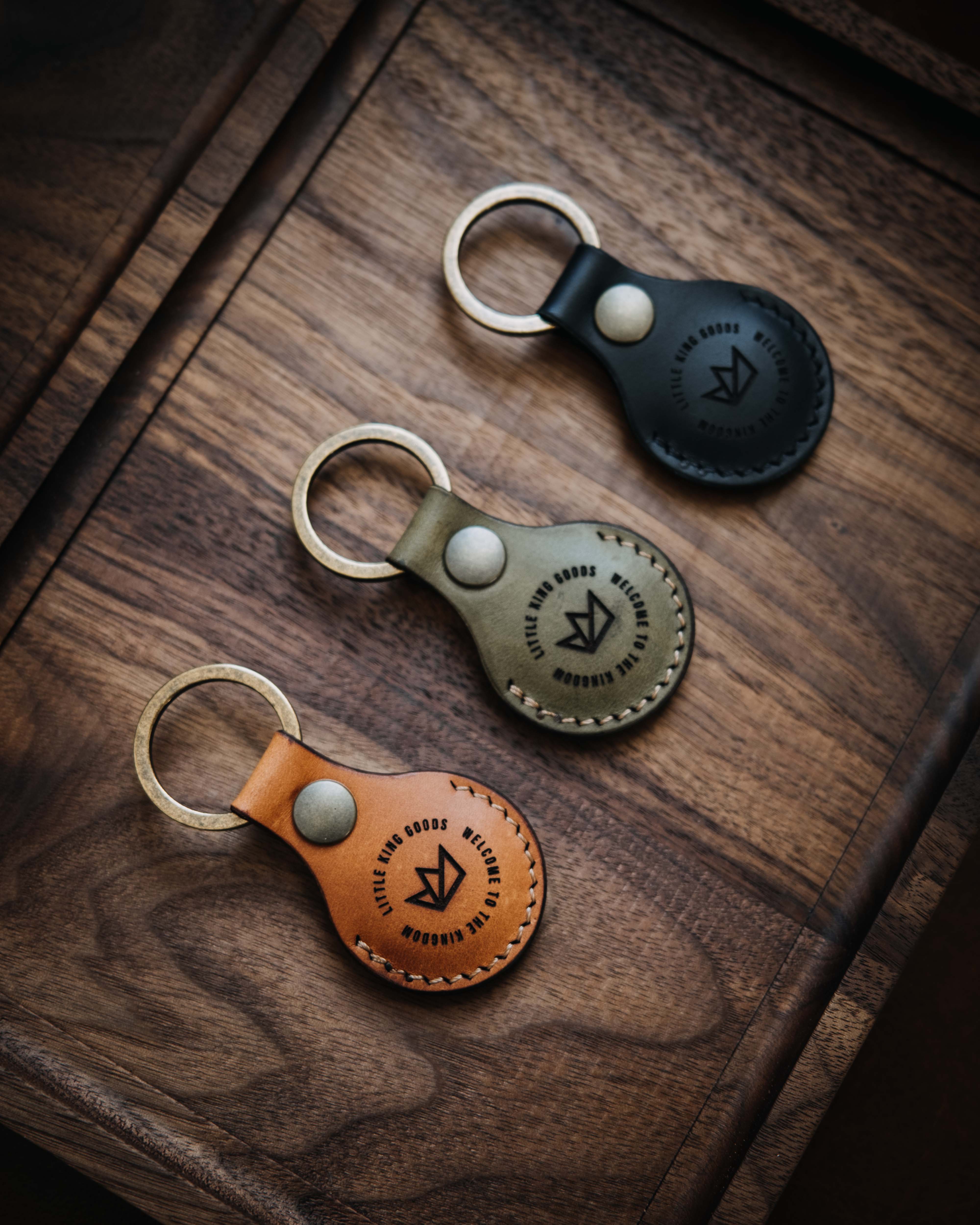 Apple AirTag Leather Key Ring