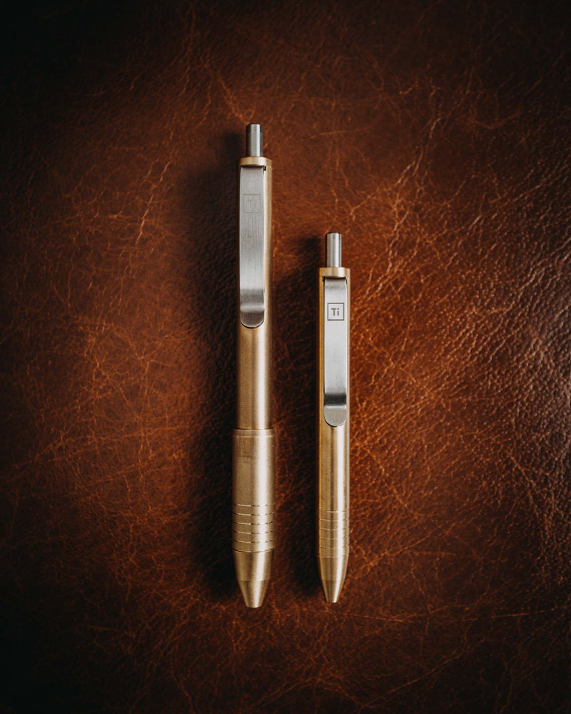 Brass Click EDC Pen