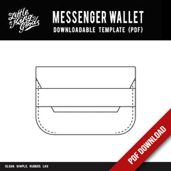 LKG - Messenger Wallet Template (Downloadable PDF)