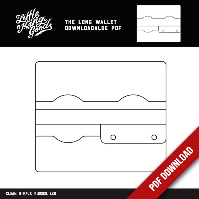 Long Wallet Template (Downloadable PDF)