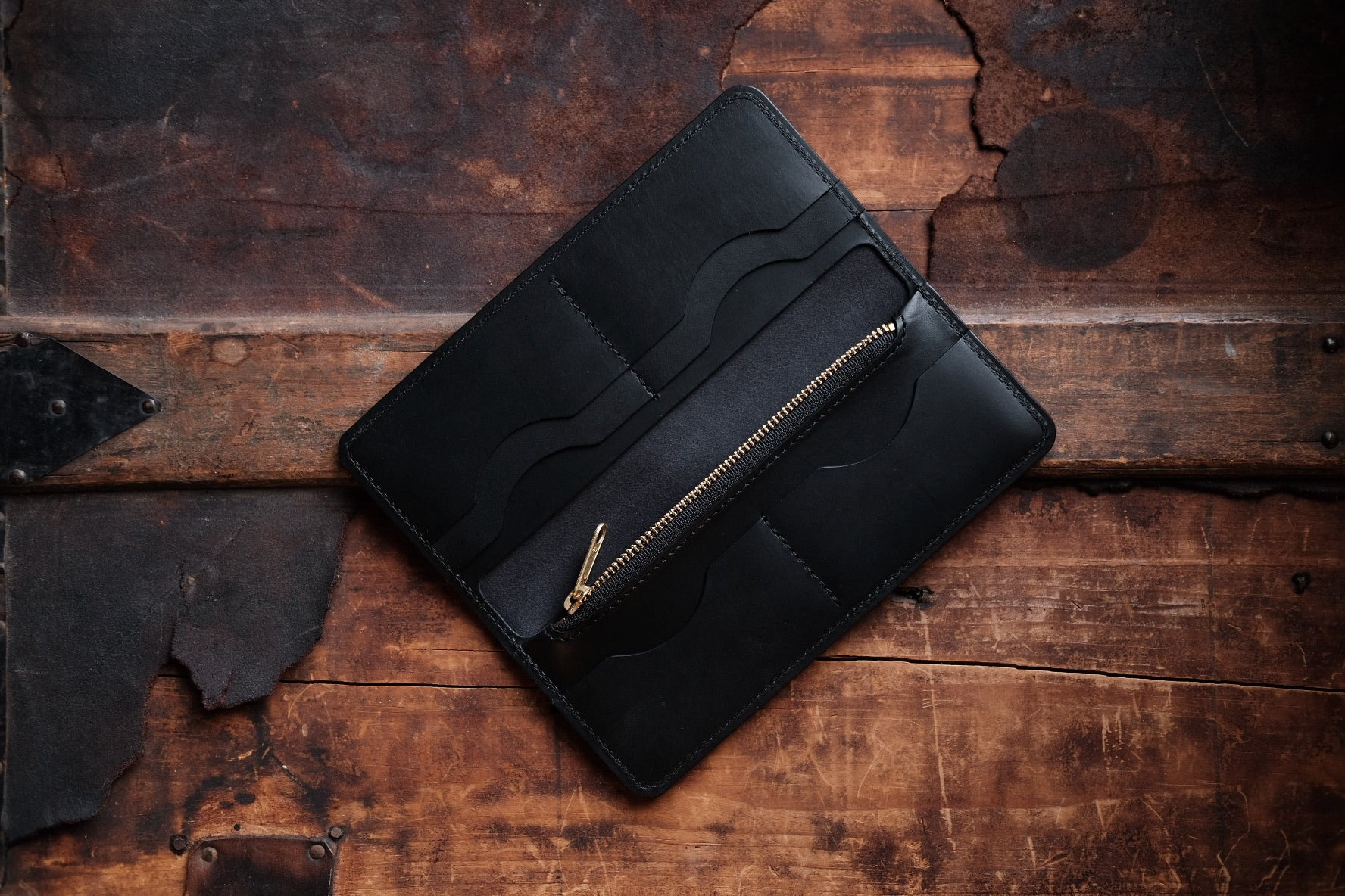 THE LONG WALLET - BLACK