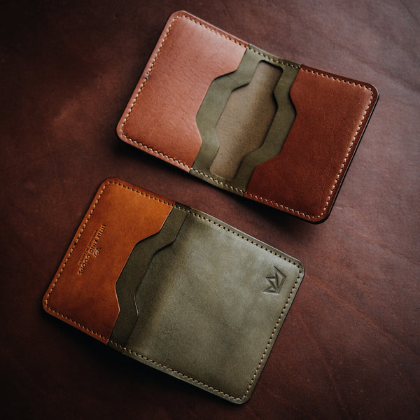 THE LONG WALLET - OLIVE & BUCK BROWN – Little King Goods