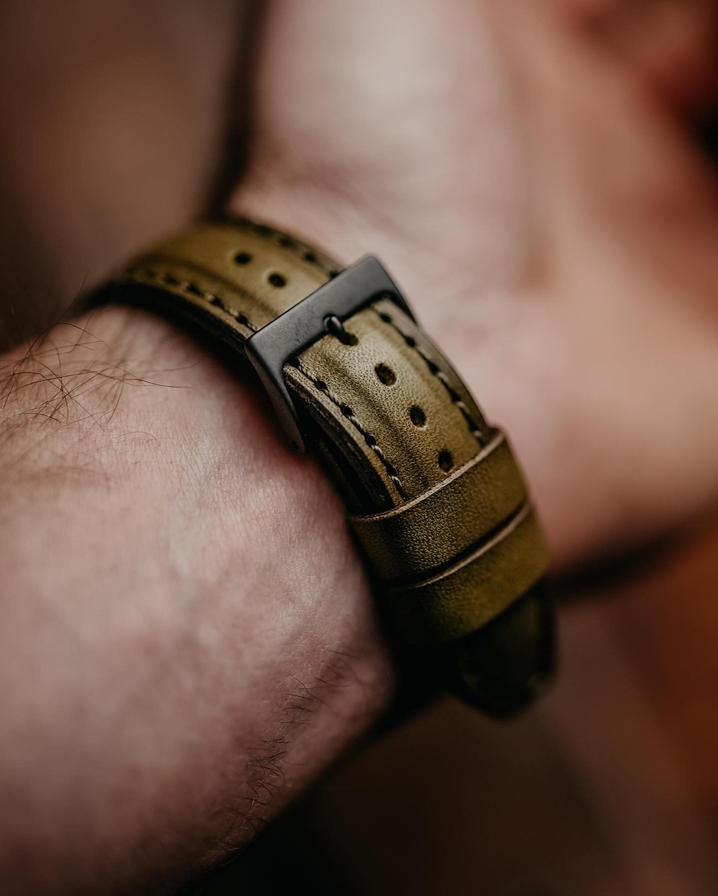 LKG APPLE WATCH STRAP - Olive