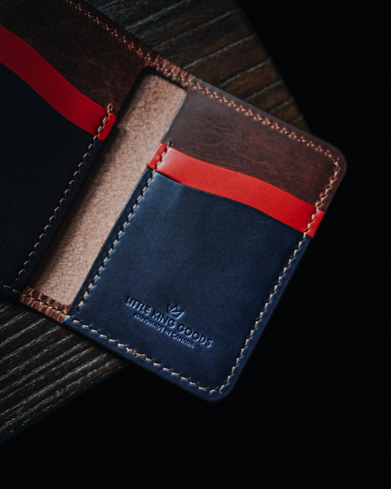 The V6 - Rugged Tan, Navy & Red